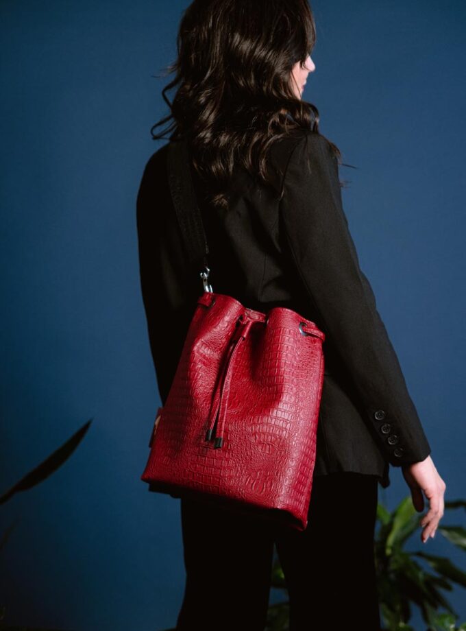 Croco Bag - Red