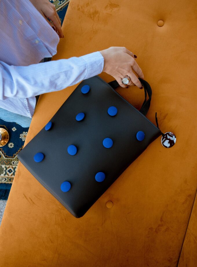 Basic ruksak - Indigo/Rose